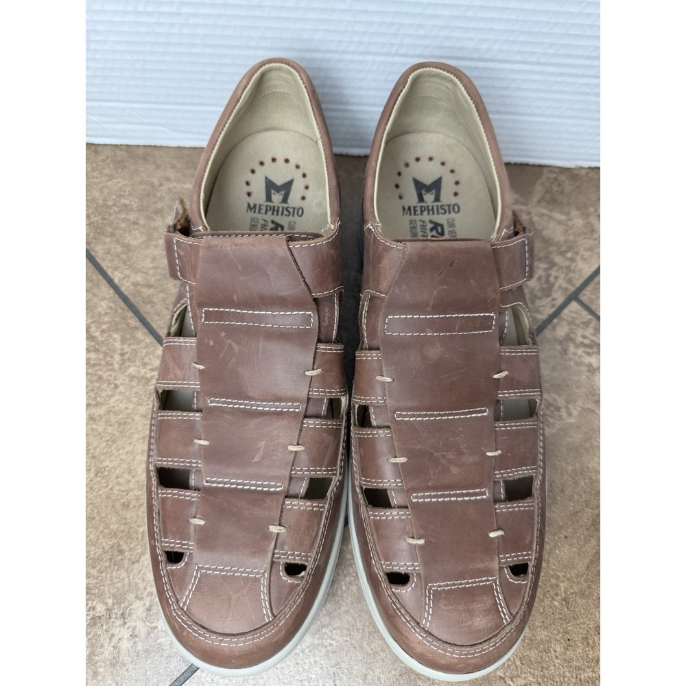 Mephisto Mens Brown Sandals,Size 12 Made in Portugal - Picture 2 of 9